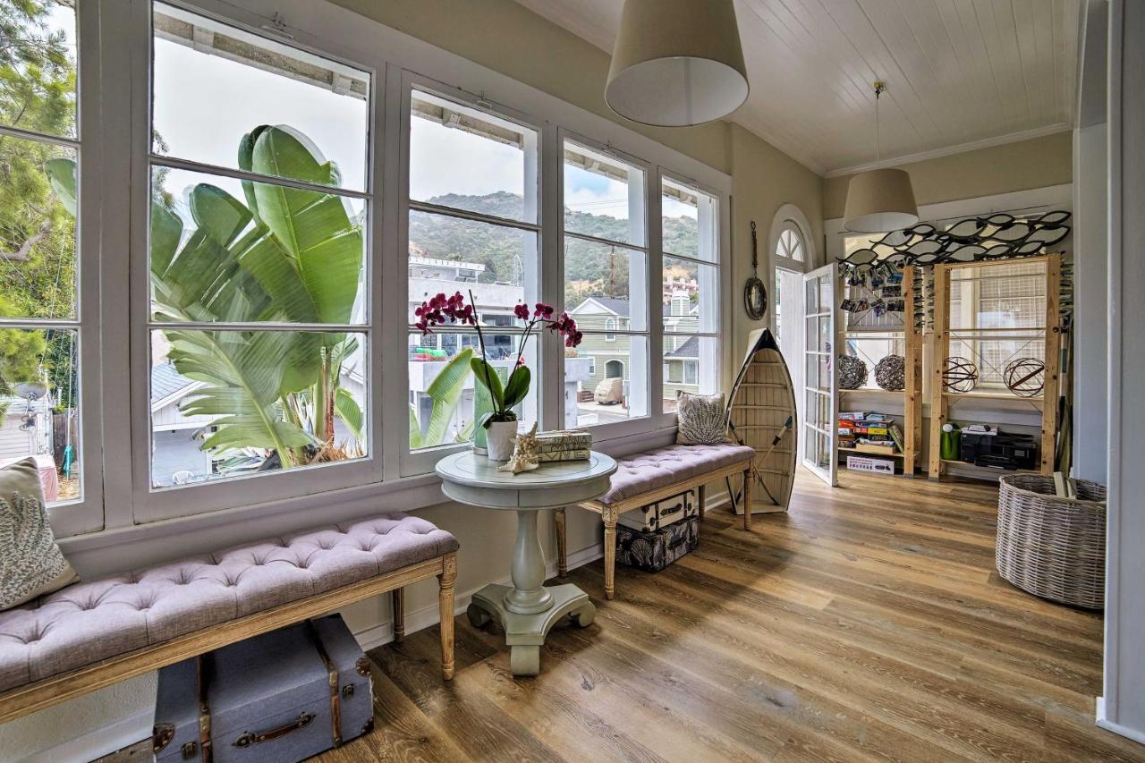 Charming Renovated Avalon Townhome, Walk To Beach! Exteriör bild